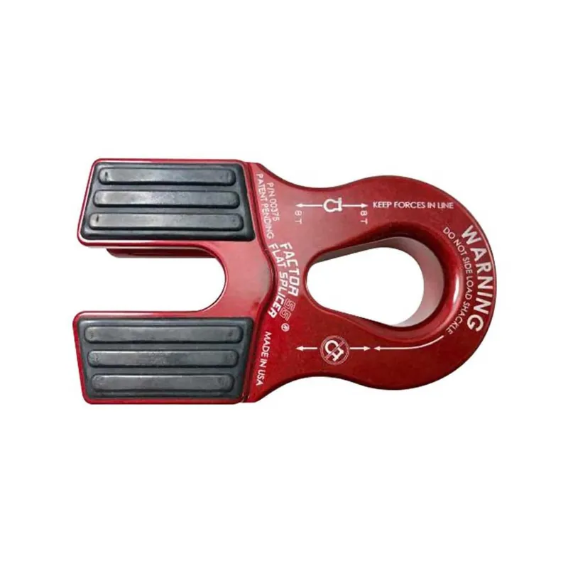 Flat splicer zaczep/szekla liny wyciągarki czerwony Factor 55 Oferta limitowana