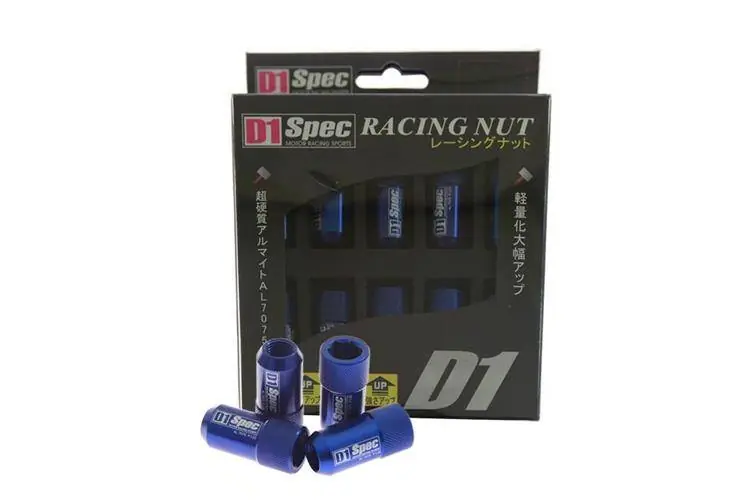 Ostatnia szansa Kute nakrętki D1Spec HEX Alu M12X1,25 Niebieskie