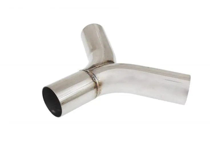 Tani Trójnik wydechu 120st 70/76mm 304SS