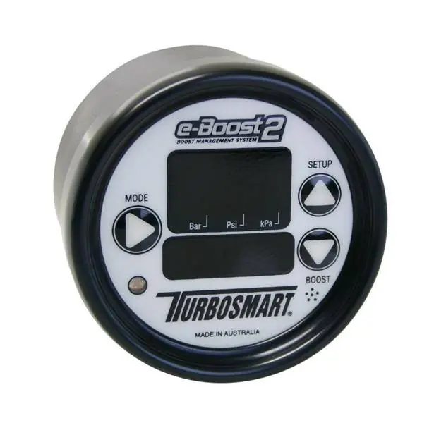 Electronic Boost Controller Turbosmart EBOOST2 66mm Biało-Czarny Łatwy zwrot