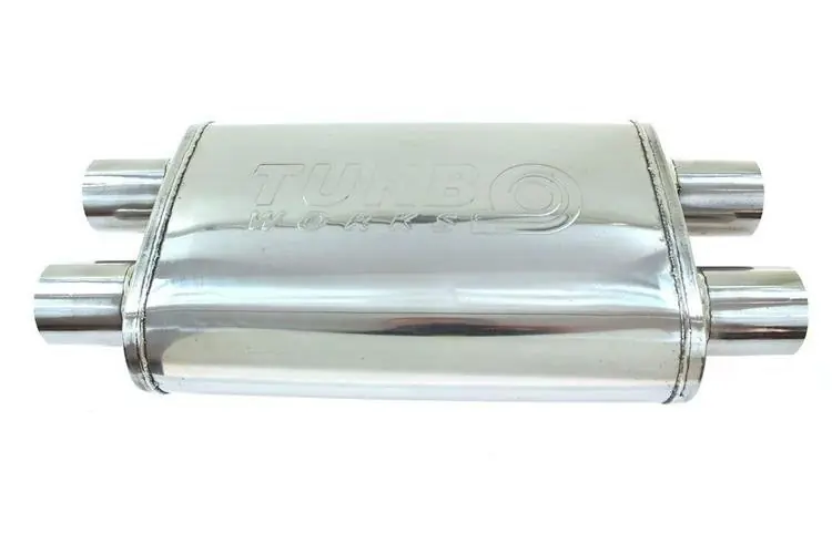 Okazja Tłumik Środkowy 76mm (3 cale) TurboWorks 304SS 355mm