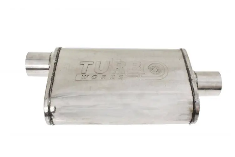 Tłumik Środkowy Komorowy 51mm (2 cale) TurboWorks 304SS 355mm Tani