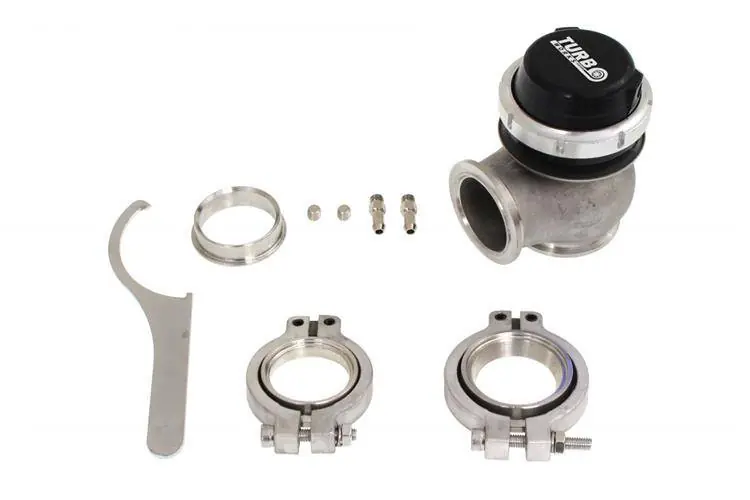 Wastegate zewnętrzny TurboWorks 45mm 0.5 Bar V-Band Czarny Oferta limitowana