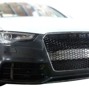 Zderzak przedni + Grill Czarny Audi A5 8T 13-16 RS5 Style Wysoka jakość