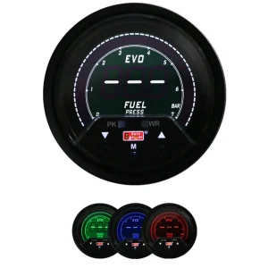 Wyjątkowa oferta Zegar Wskaźnik Auto Gauge EVO PEAK 60mm Ciśnienie Paliwa