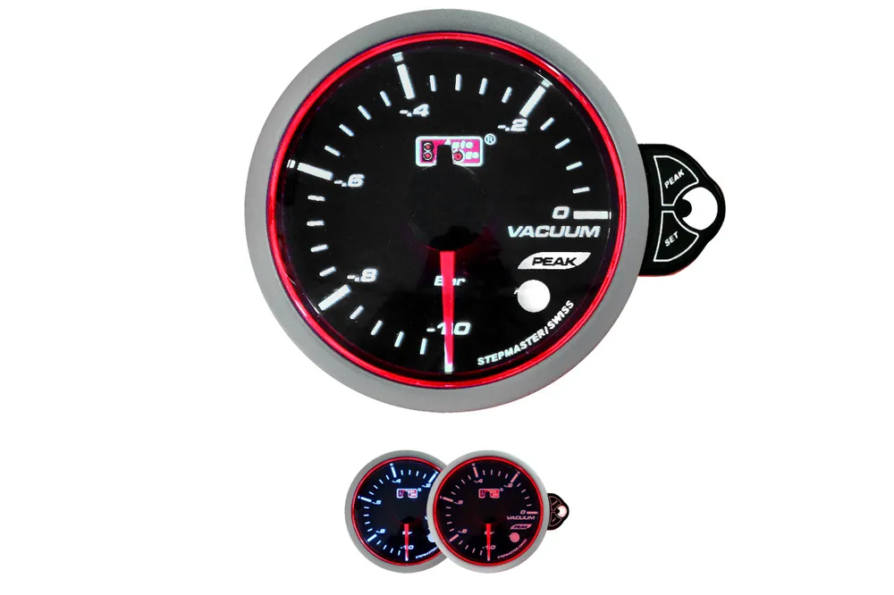 Rabat Zegar Wskaźnik Auto Gauge RPK 52mm Vacuum Podciśnienie
