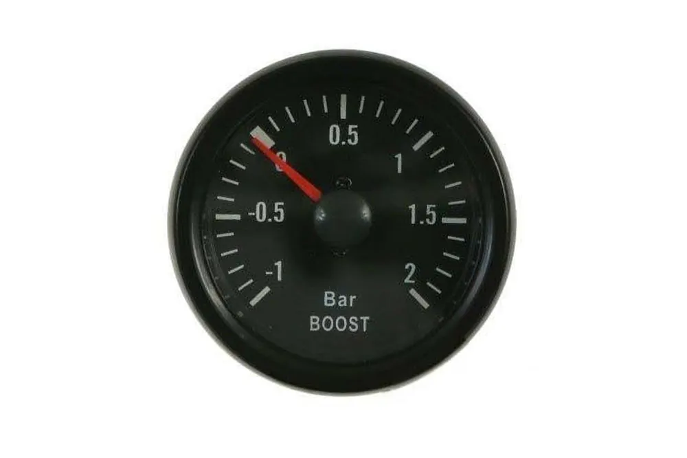 Zegar Wskaźnik KET 52mm Doładowanie Boost Turbo VDO Look Mechaniczny Popularny