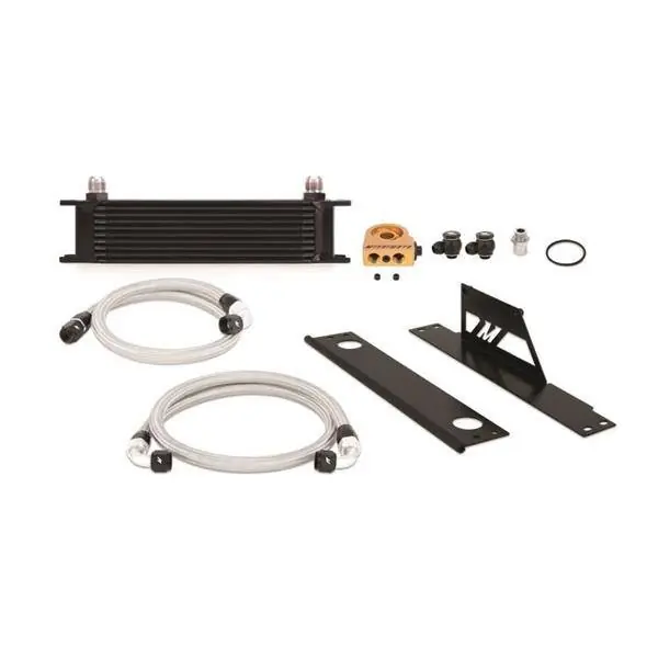 Zniżka Zestaw Chłodnica Oleju Mishimoto Subaru WRX and STI Thermostatic Black 2001-2005