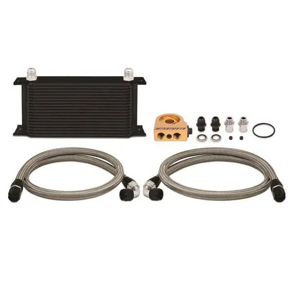 Tylko do końca tygodnia Zestaw Chłodnica Oleju Mishimoto Uniwersalna Thermostatic 19-rzędowa Black