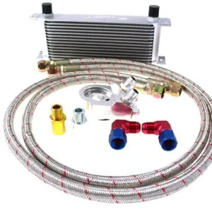 Zestaw chłodnicy Oleju D1Spec 15 rzędów + Adapter Wybór klientów