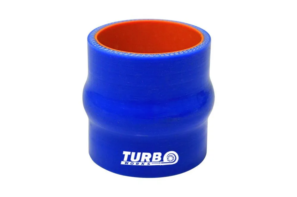 Łącznik silikonowy antywibracyjny TurboWorks Pro Niebieski 51mm Hit cenowy