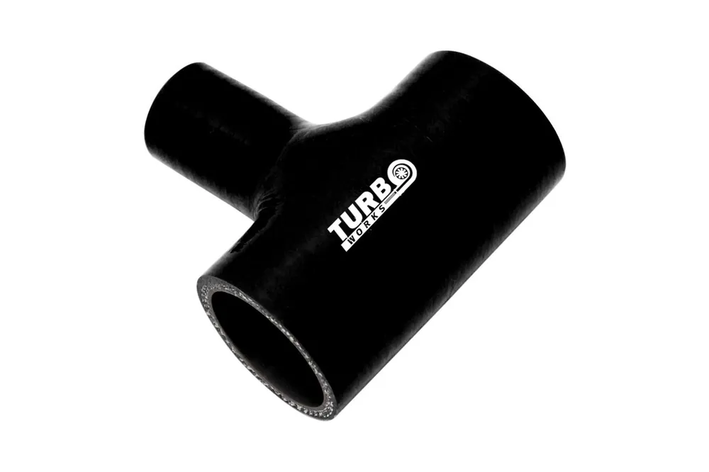Łącznik silikonowy T-Piece TurboWorks Czarne 51-25mm Niska cena