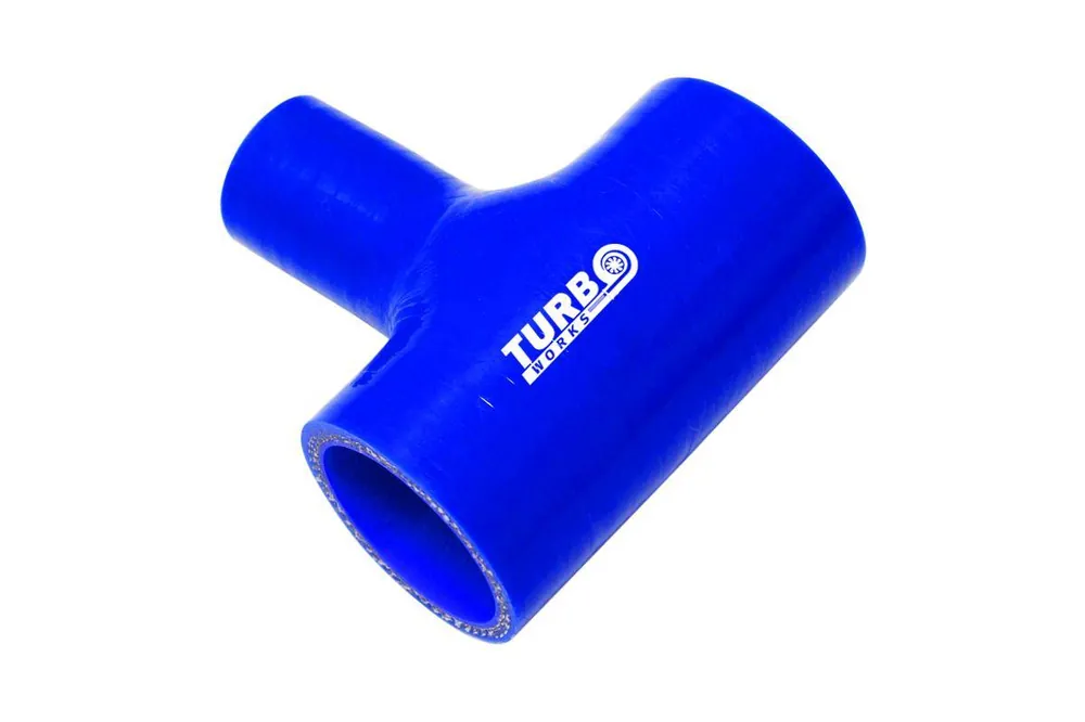 Łącznik silikonowy T-Piece TurboWorks Niebieskie 51-25mm Ograniczona ilość