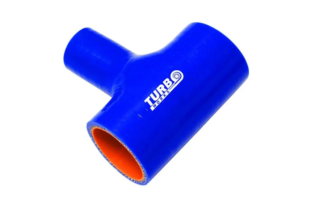 Kup teraz Łącznik silikonowy T-Piece TurboWorks Pro Niebieski 63-32mm