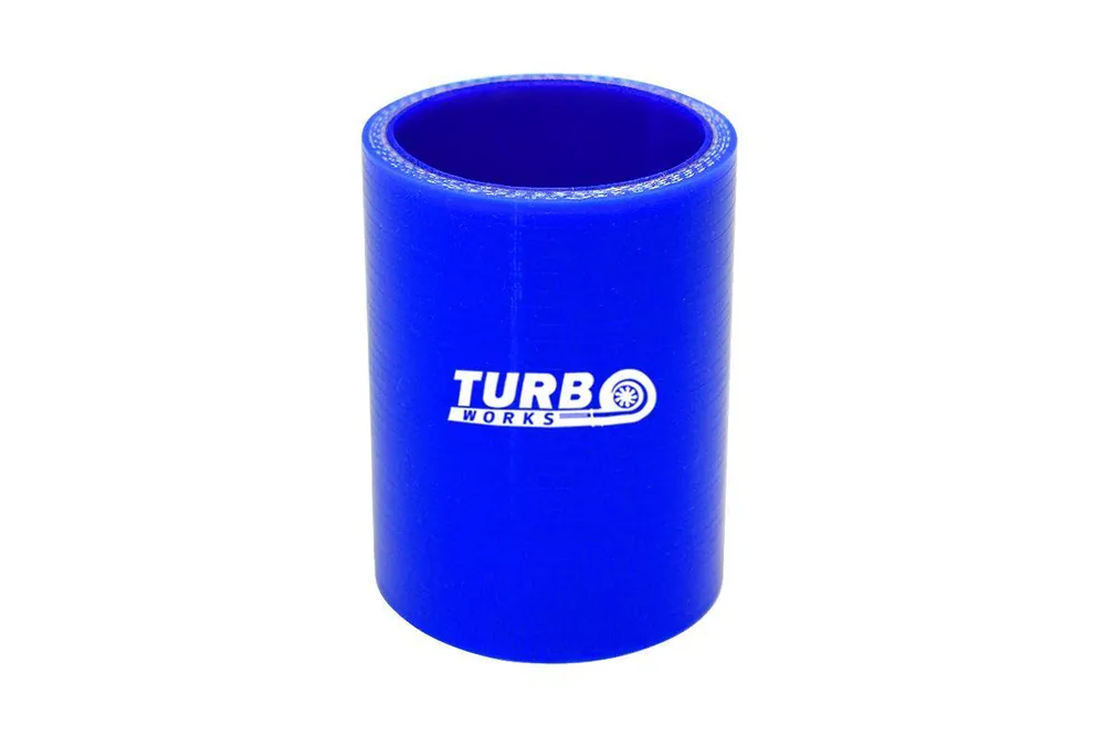 Łącznik silikonowy TurboWorks Niebieskie 84mm Wyprzedaż