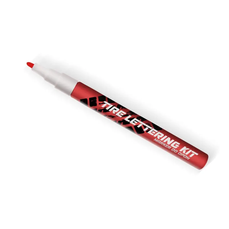 Kup teraz Czerwony marker do opon Tire Lettering Kit - napisy na opony