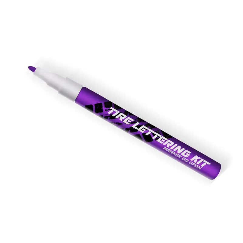 Tylko dziś Fioletowy marker do opon Tire Lettering Kit - napisy na opony