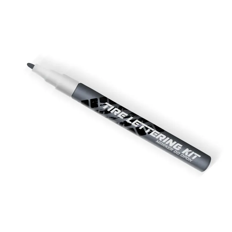 Szary marker do opon Tire Lettering Kit - napisy na opony Popularny