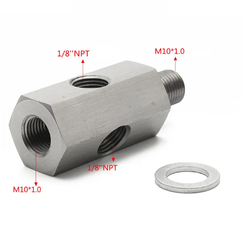 Adapter czujnika ciśnienia oleju 1/8NPT - M10 Hit sprzedaży