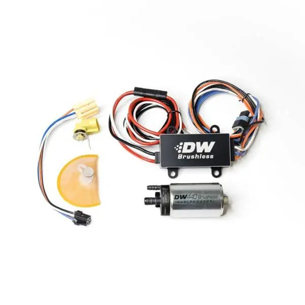 Zniżka Pompa paliwa DeatschWerks DW440 440lph + kontroler PWM Mustang 99-04