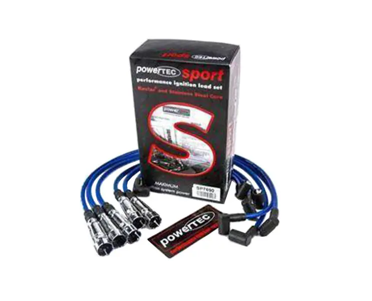 Obniżka ceny Przewody zapłonowe PowerTEC AUDI 80 90 100 200 VW PASSAT 1.8-2.3L 73-91 Niebieskie