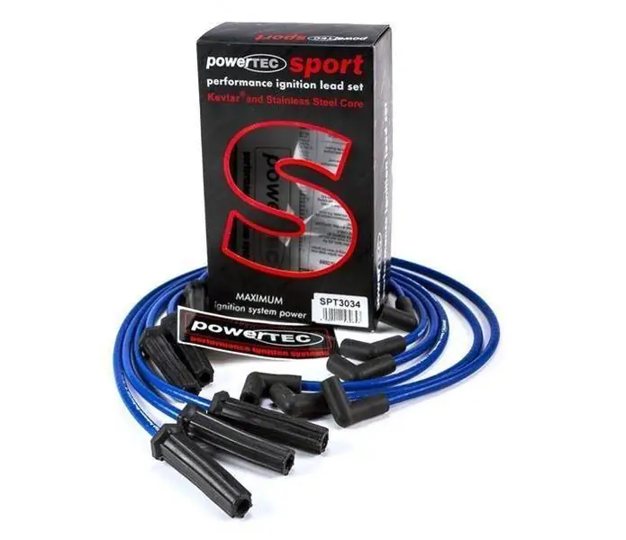 Przewody zapłonowe PowerTEC CHEVROLET CAMARO IMPALA TRANS SPORT V6 88-97 Niebieskie Zamów dziś
