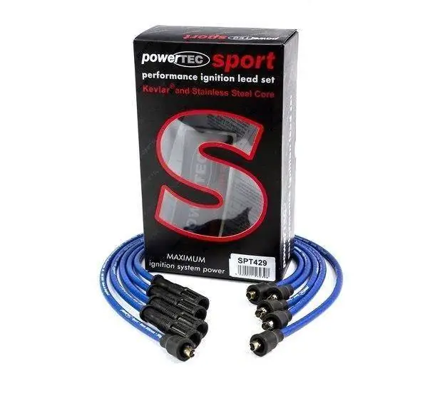 Ostatnie sztuki Przewody zapłonowe PowerTEC FIAT 131 132 ARGENTA REGATA 1.6 2.0L 72-87 Niebieskie