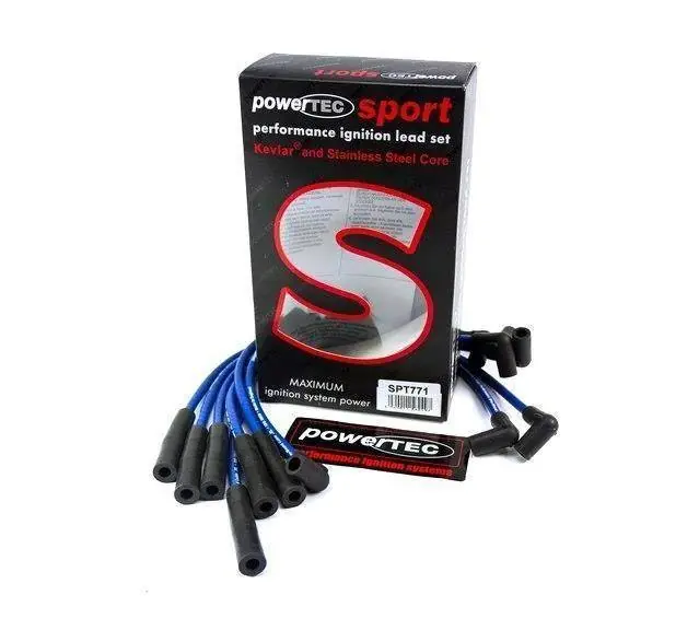 Przewody zapłonowe PowerTEC JEEP WRANGLER GRAND CHEROKEE 4.0 4.2L 86-99 Niebieskie Bezpieczne zakupy