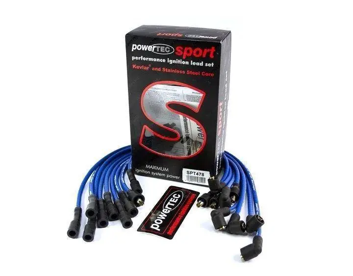 Przewody zapłonowe PowerTEC LAND ROVER 110 DEFENDER RANGE ROVER V8 70-94 Niebieskie Ostatnie sztuki