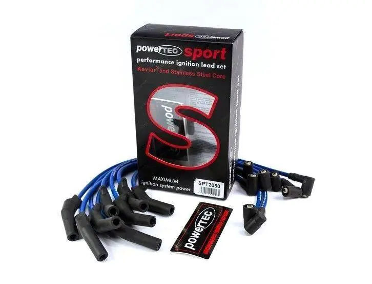 Oferta limitowana Przewody zapłonowe PowerTEC LAND ROVER DISCOVERY RANGE ROVER 4.0 4.6 V8 97-04 Niebieskie