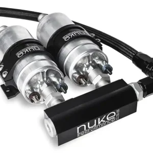 Dostępne od ręki Listwa paliwowa Nuke Performance Fuel Log Collector for 2x Bosch 044 Fuelpumps