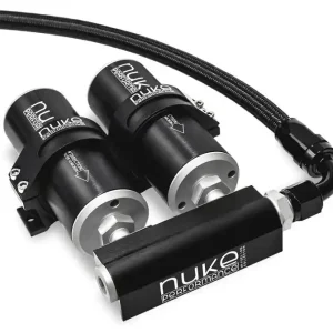 Bestseller Listwa paliwowa Nuke Performance Fuel Log Collector for 2x Nuke Fuel Filter Slim