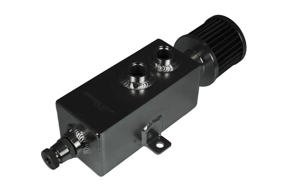 Oil catch tank JRspec model 09 Czarny 18mm Oferta limitowana