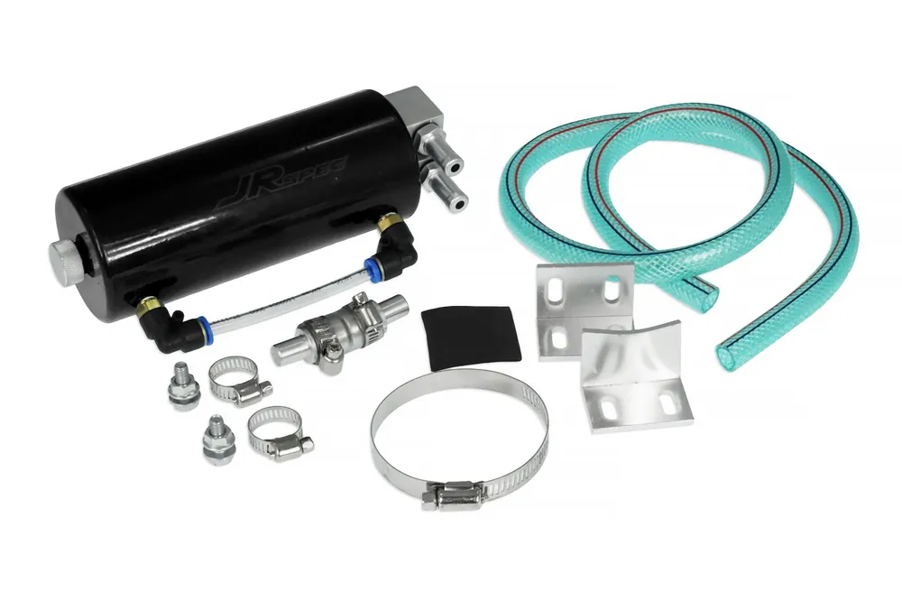 Oil catch tank JRspec model 11 Czarny 12mm Super okazja