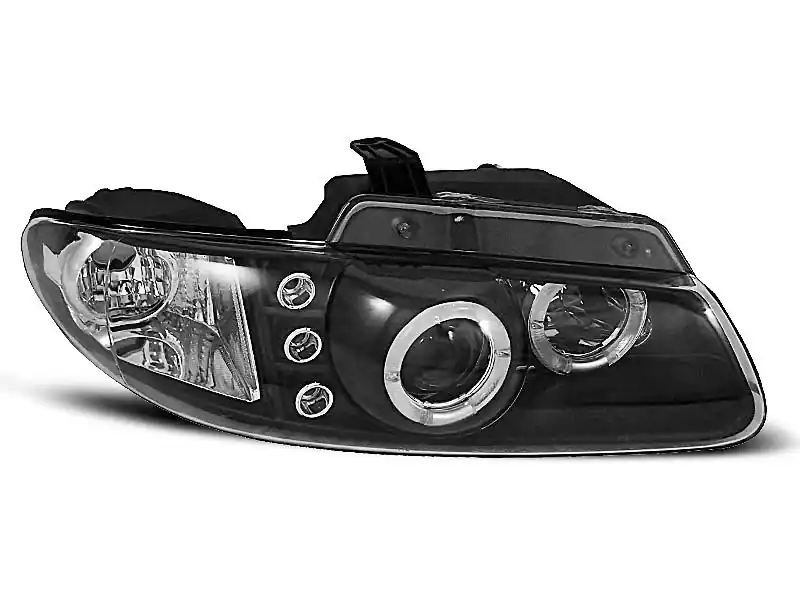 Lampy przednie CHRYSLER VOYAGER 96-02.01 ANGEL EYES BLACK Nie przegap