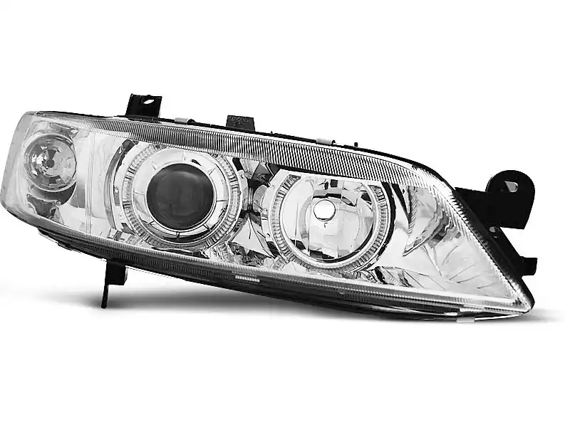 Nowość Lampy przednie OPEL VECTRA B 99-02 ANGEL EYES CHROME