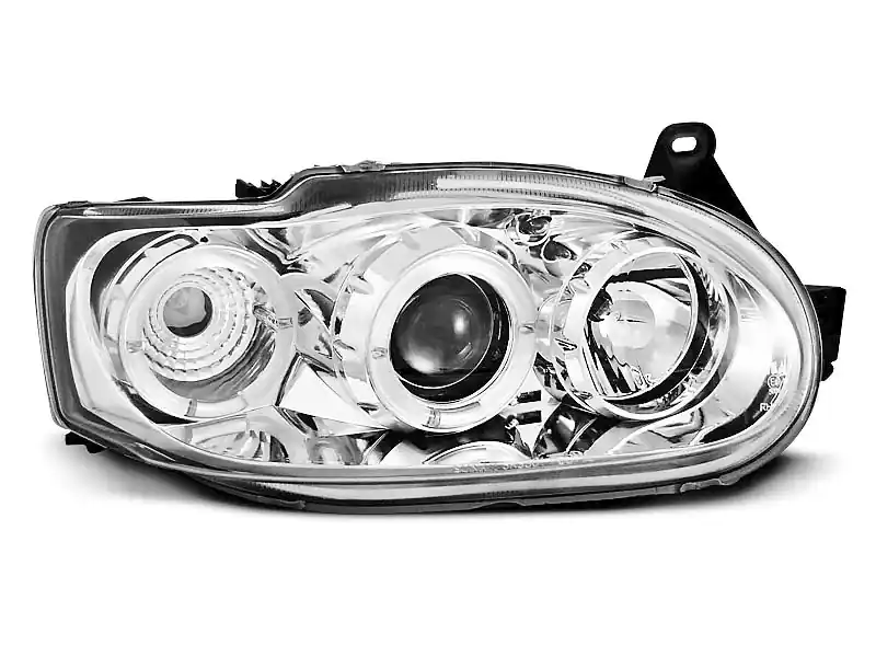 Bezpieczna płatność Lampy przednie FORD ESCORT MK7 02.95-00 ANGEL EYES CHROME
