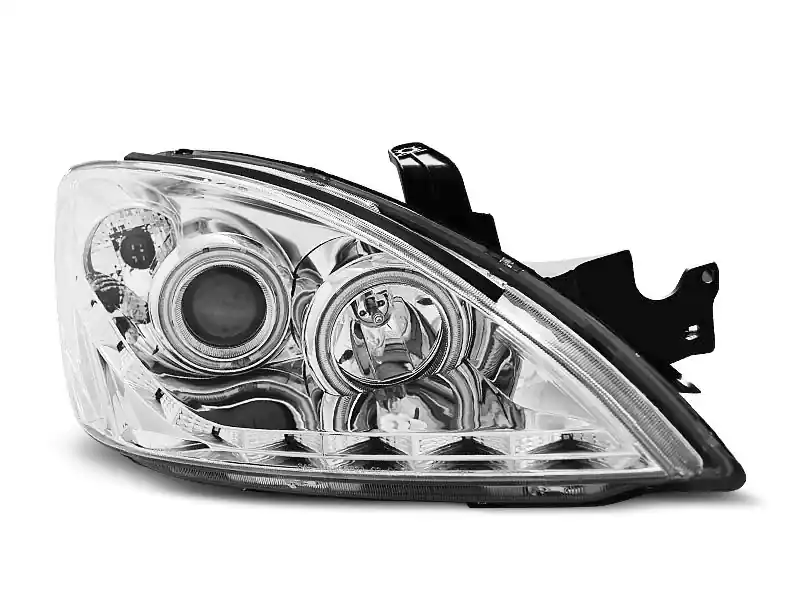 Kup online Lampy przednie MITSUBISHI LANCER 7 04-07 (+DRL) CHROME