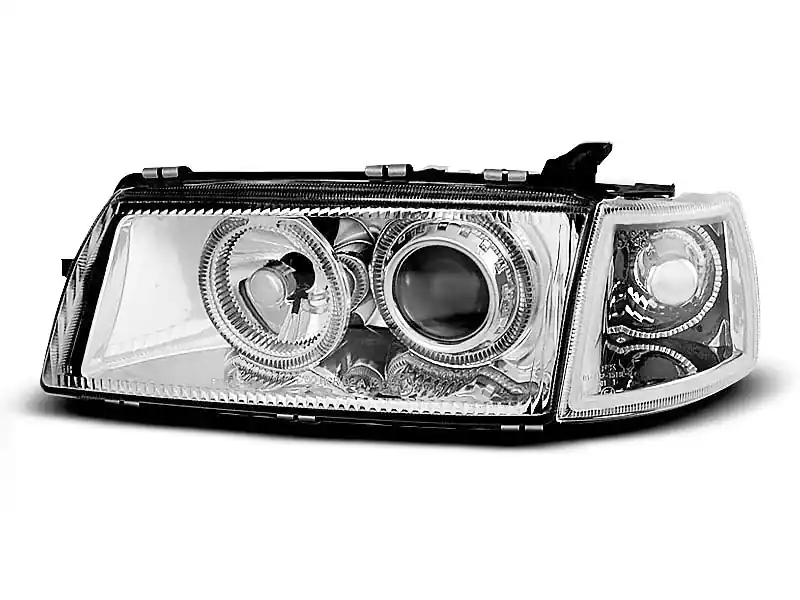 Lampy przednie OPEL VECTRA A 09.88-10.95 ANGEL EYES CHROME Tylko dziś