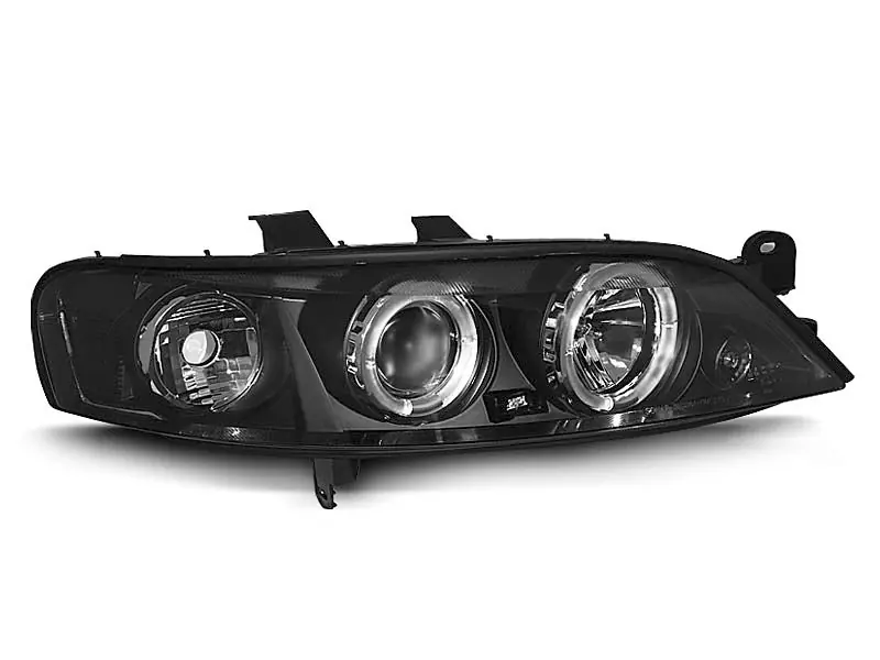 Niska cena Lampy przednie OPEL VECTRA B 11.95-12.98 ANGEL EYES BLACK