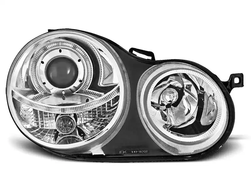Szybka dostawa Lampy przednie ANGEL EYES CHROME VW POLO 9N 11.01-04.05