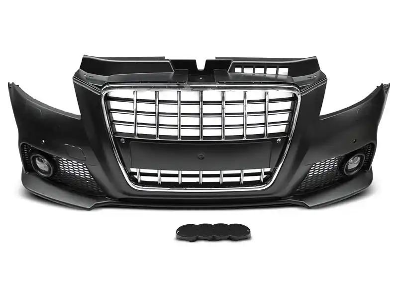 Przedni zderzak SPORT CHROME BLACK PDC AUDI A3 08-12 Promocja