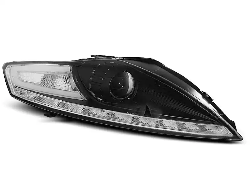 Hit cenowy Lampy przednie FORD MONDEO 07.07-11.10 (+DRL) BLACK LED INDICATOR