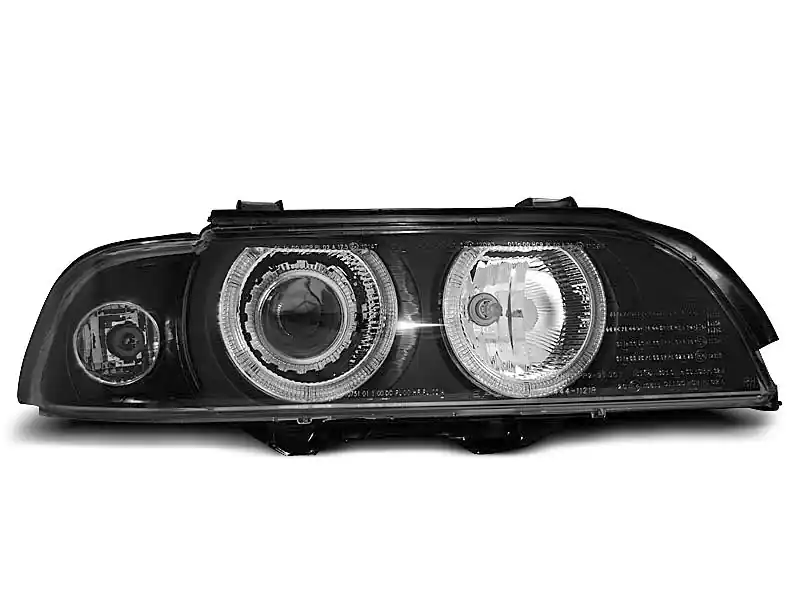 Lampy przednie XENON ANGEL EYES BLACK BMW E39 09.95-06.03 Tani