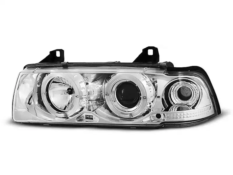 Lampy przednie ANGEL EYES CHROME BMW E36 12.90-08.99 S/C/T Ostatnia szansa