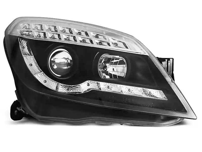 Ograniczona ilość Lampy przednie OPEL ASTRA H 03.04-10 (+DRL) BLACK