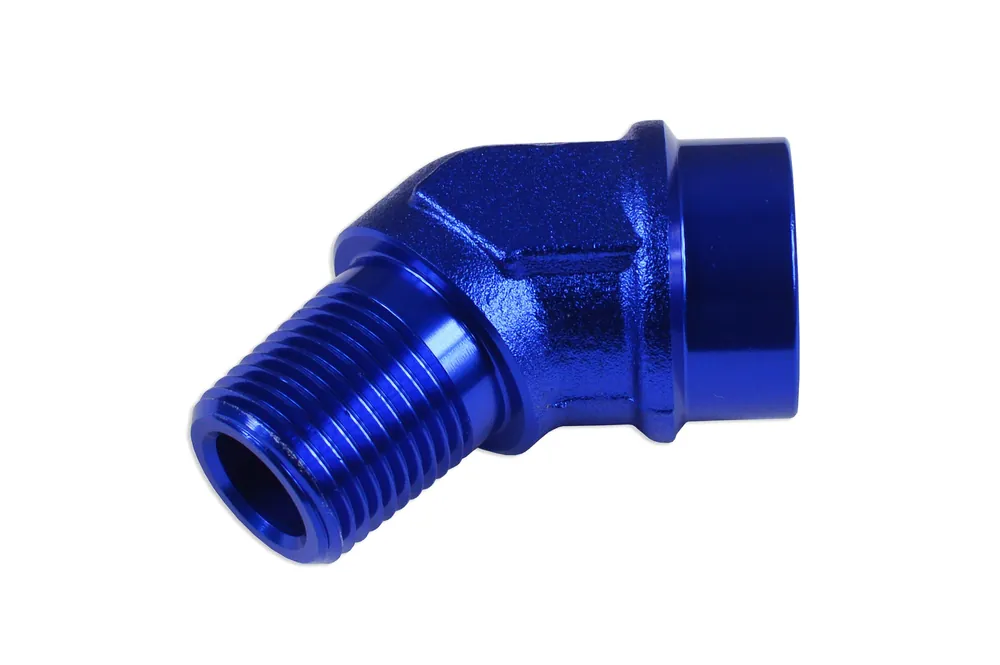 1/4 NPT 45st Nypel adapter żeńsko-męski Niebieski FMIC Darmowy zwrot