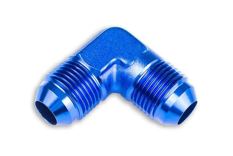 Nowy AN6 90st Nypel adapter męsko-męski JIC Niebieski FMIC