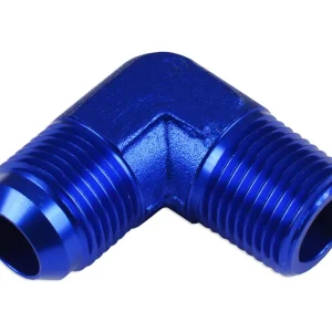 Zamów teraz AN10-3/8 NPT 90st Nypel adapter męsko-męski Niebieski FMIC