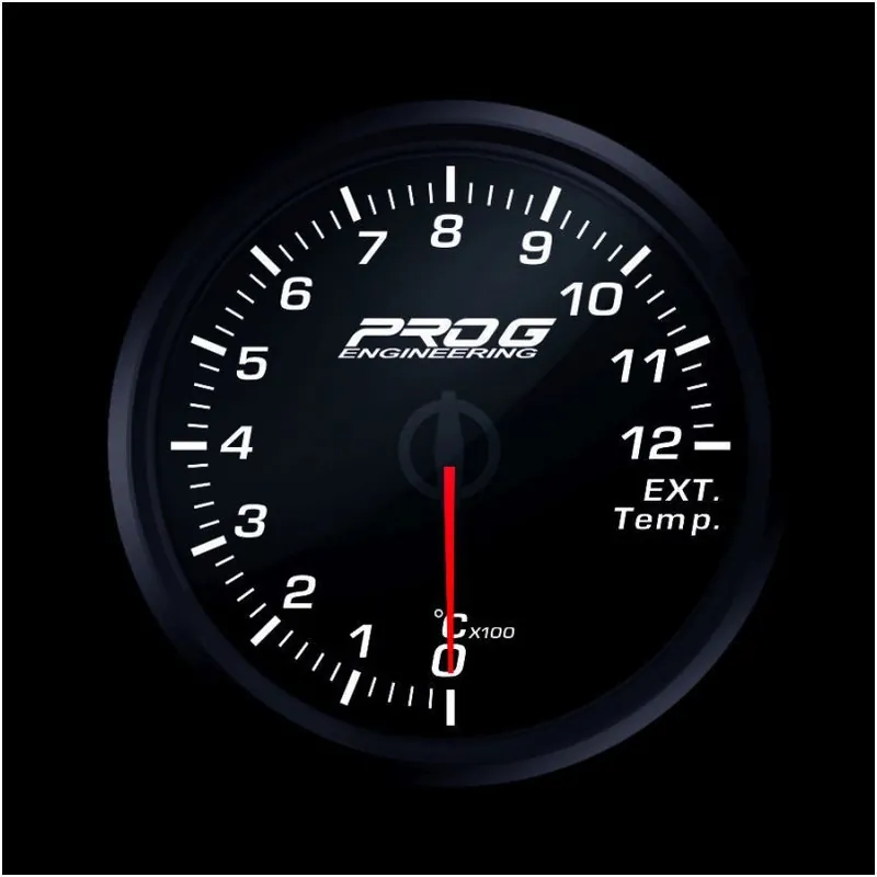 Bestseller Wskaźnik Pro G Race Series RC, temperatury spalin EGT °C WHITE 60mm